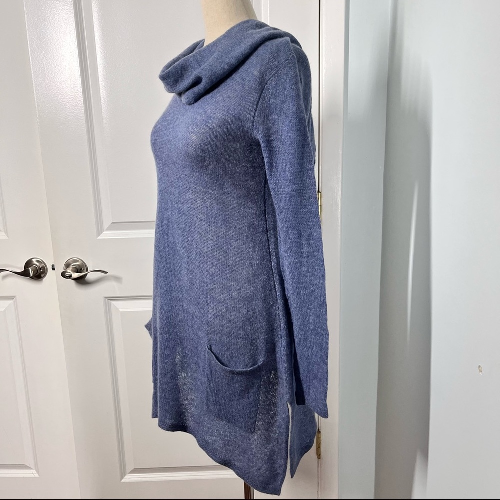 Sala Fifth Avenue 100% cashmere turtle neck hoodie sweater size XS - Picture 8 of 12